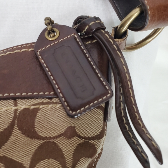 Vintage Coach Duffle Shoulder Crossbody Bag Y2K - Picture 14 of 16